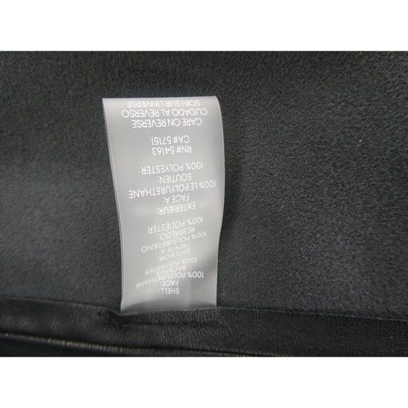 Leather Calvin Klein Black Out On The Evening‎ Dress Size 8 - Picture 8 of 8